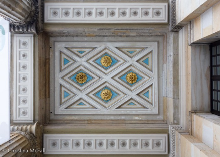 portico ceiling of the Berlin Konzerthaus