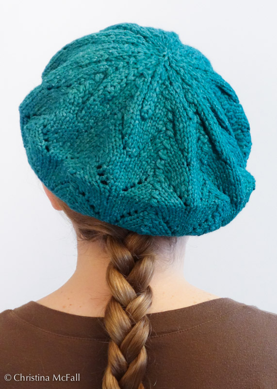 finished Meret beret hat